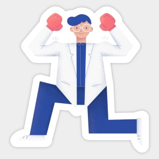 Champion Boxer Essential Employee Sticker